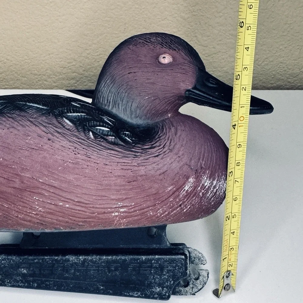 Greenhead Gear Life Size Cinnamon Teal Drake w/Keel 60/40 Carving By Kelly Rose